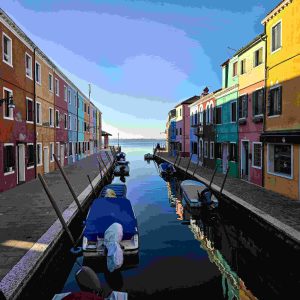 Golden Hour on Grand Canal Print