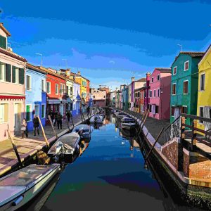 Sunlight in Venice Alley Print