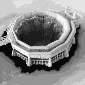 Venetian Waterfront Scene Print