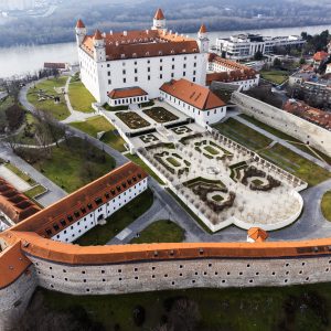 Castle in the Winter Sky