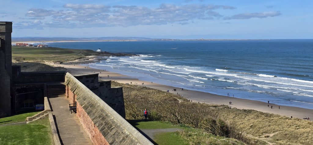 Bamburgh Castle Coastline – Northumberland